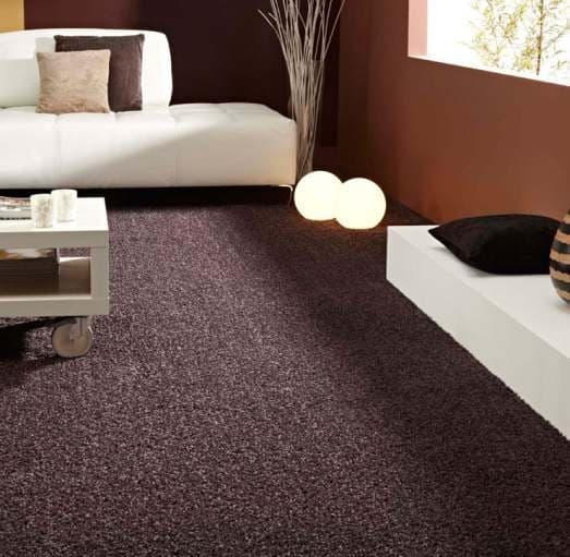 Alfombra en nylon en una sala